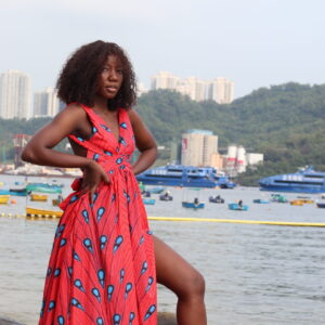 African Summer Long Dress